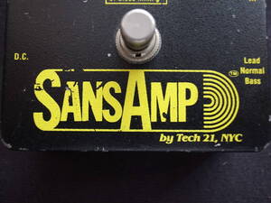 最初期! Classicロゴなし SANSAMP TECH21 アンプシミュレーター エフェクター ビンテージ