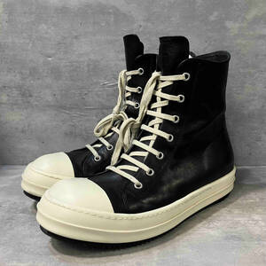 Rick Owens LOO SNEAKERS BLACK WASHED CALF size 41 店舗受取可