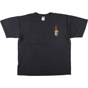 古着 ギルダン GILDAN BUDWEISER バドワイザー バックプリント アドバタイジングTシャツ メンズXL /eaa460272