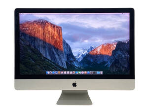 ▼【1円スタート】Apple iMac Retina 5K 27インチ(Late 2015)・i5-6500 3.2GHz/メモリ16GB/SSD 24GB+1TB HDD/Radeon R9 M390 2GB