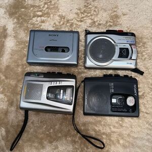 SONY aiwa カセットレコーダー 4台まとめて