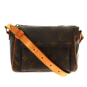 1円スタート LOUIS VUITTON ルイヴィトン ヴィバシテPM M51165 CA0065 モノグラム ショルダーバッグ クロスボディ ブラウン レディース