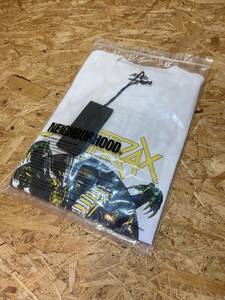 未使用品 袋 タグ付【NEIGHBORHOOD × ANTHRAX】23AW 232PCNH-ST01S NH × ANTHRAX TEE SS-1 WHITE 白 半袖 Tシャツ size XXL