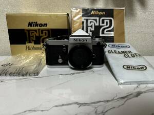 Nikon F2 アイレベル コレクション品 未使用 シルバー ボディ 激レア 外箱違い 防湿保管 状態かなり良好 曇りカビ無し