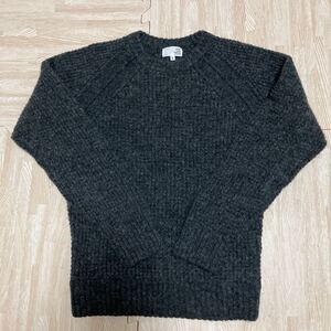 ○Green Label Relaxing ユナイテッドアローズ 丸首 クルーネック ニット セーター 霜降りグレー S 