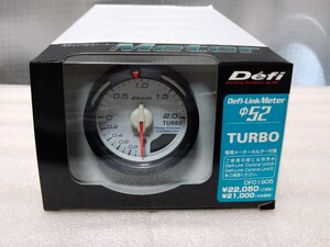 Defi Link Meter TURBO Model STS26B STEP MASTER 52パイ ブースト計 DF01905 未使用ジャンク扱い品　デフィ 生産終了品 希少