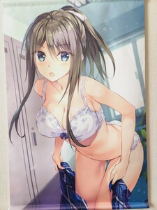 説明必読 ネコポス発送条件あり　ORYO CLASSMATE COLLECTION　12. 東雲月子 B2サイズWスエード　タペストリー イラストレーター　おりょう 