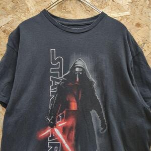 STARWARS カイロレンキャラクタープリントTシャツメンズL　黒　g1