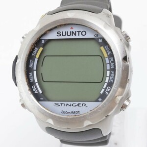 2407-659 スント クオーツ 腕時計 ダイブコンピューター SUUNTO スティンガー 20ATM 純正ベルト