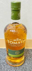 【YYD0610.4-1】１円～ TOMATIN トマーティン12年 HIGHLAND SINGLE MALT 700ml 43% 未開栓 ウイスキー アルコール スコッチ スコットランド