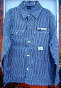 One Love Hickory Stripe Jacket ポインター POINTER ヒッコリー デニム カバーオール USA製 ジャケット