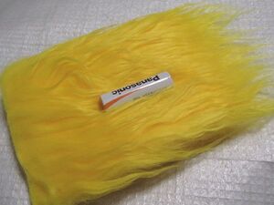 HARELINE ヘアライン Pseudo Hair スードゥー ヘアー yellow 黄 13x5cm フライ ストリーマー タイイング マテリアル