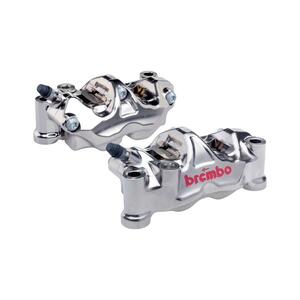 brembo ハイパフォーマンスシリーズ GP4 RX キャリパーキット ラジアル 130mm CNC削り出し ニッケルコート 左右セット 220.B011.30