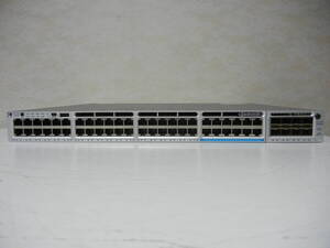 《》【中古】Cisco WS-C3850-12X48U-S Catalyst 3850シリーズ C3850-NM-8-10Gモジュール 電源二重 初期化