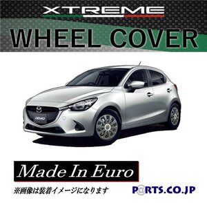 [処分品 6日限り] Xtreme ホイールキャップ デミオ DEMIO 15インチ タイヤ ホイール 15C ブラック