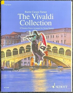 ターナー ヴィヴァルディ・コレクション (2ヴァイオリン+ヴィオラ+チェロ)輸入楽譜 Turner The Vivaldi Collection 洋書