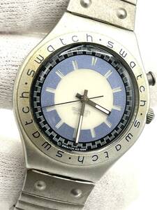 【電池切れ】Swatch　スウォッチ　IRONY　アイロニー　1996　ライト付き　ヴィンテージ 腕時計　クォーツ　ケース：3.5