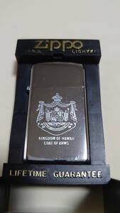 中古使用品 ZIPPO #1610 slim COAT OF ARMS-1 (1987)