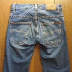 NUDIE JEANS THIN FINN スリムテーパードデニム