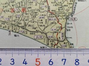 mB22【地図】静岡県 昭和31年 裏に市街図 [静岡鉄道静岡市内線 静岡女子薬学専門学校 静岡女子短大 静清工業高 城東中 賤機南中 麻機中学校