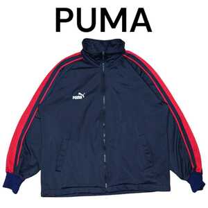 80s 90s PUMA　万国旗タグ　サイドライン　トラックジャケット　プーマ　ジャージ 古着