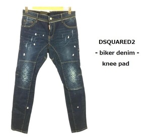 TK 新品 DSQUARED2 ディースクエアード TIDY BIKER JEAN バイカージーンズ デニムパンツ 48