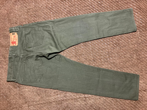 ♪日本製 Made in Japan FOB Factory F1134 PIQUE 5P PANTS FOBファクトリー ピケ5Pパンツ グリーン 中古品 W32 洗濯済♪