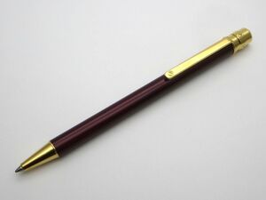 1000円スタート ボールペン Cartier カルティエ サントス ボールド系×ゴールド ツイスト式 MADE IN FRANCE 文房具 筆記用具 10 D60051