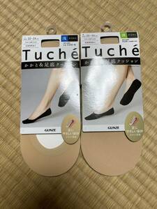 Tuche かかと&足底クッション　フットカバー　新品　GUNZE