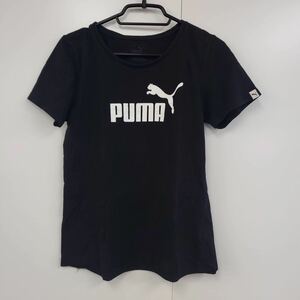 PUMA 半袖 Tシャツ ブラック　コットン100% シンプル　160 B396