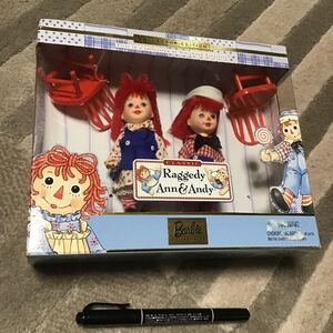 新品 classic Reggedy Ann&Andy Barbie Mattel ラガディ アン&アンディ バービー 人形 クラッシック 着せ替え人形 レア アンティーク doll