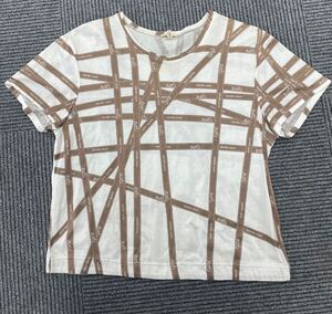 吉　HERMES エルメス　 半袖Tシャツ　 コットン　レディース