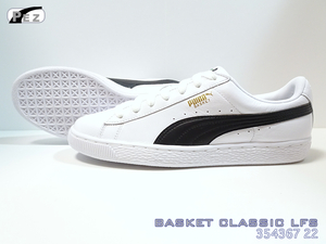 ■PUMA■ バスケットクラシックLFS(26.5cm) ■WHTxBLK■365367 22