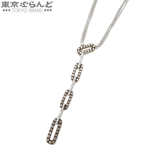 101754283 ダミアーニ Damiani インスィエメ ネックレス イエローゴールドxホワイトゴールド K18YG K18WG ダイヤモンド レディース 仕上済