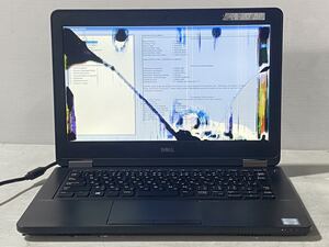 液晶不良 バッテリー欠品 DELL Latitude E5270 Corei5-6300U メモリ 8GB 12.5インチ　ジャンク　704