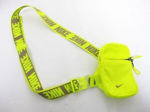 激レア【未使用】NIKE ナイキ ba5904-757 エッセンシャルポーチ ウエストポーチ ボディバッグ ヒップ パック 蛍光イエロー黄色■L28400YER