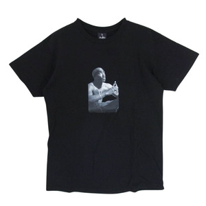 WACKO MARIA ワコマリア 23SS TUPAC-WM-TEE01 TUPAC CREW NECK T-SHIRT TYPE-1 フォト Tシャツ 半袖 ブラック系 M【中古】