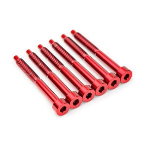 FU-Tone Titanium String Lock Screw Set RED フロイドローズ用 ストリングロックスクリュー 6本セット