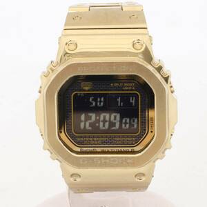 ITKM5FP8PK7E 即決 本物 CASIO カシオ G-SHOCK Gショック タフソーラー ゴールド GMW-B5000 電波ソーラー メンズ 腕時計