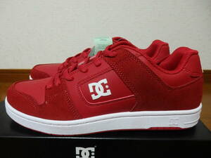 即決☆レア！限定！♪新品未使用 DC SHOES ＤＣシューズ スニーカー マンテカ ４ MANTECA 4 M SHOE 27.5cm レッド ホワイト