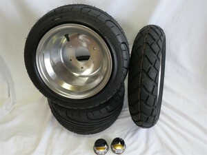 ジャイロキャノピー用 ポン付け ホイールタイヤセット 235/30-10B & 2st 2ストフロント タイヤ B 前後セット 【jy-235b-9】