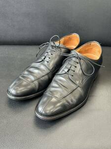SCOTHGRAIN スコッチグレイン　0119 Uチップレザーシューズ ブラック 25.5cm ビジネスシューズ 革靴