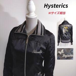 Hysterics × Blondie 刺繍デザイン・スカジャン風ブルゾン Mサイズ相当 中綿キルティング ブロンディ6925