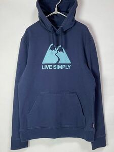 【18FA】Patagonia パタゴニア スウェット パーカー live simply uprisal hoody アップライザル フーディ ネイビー M