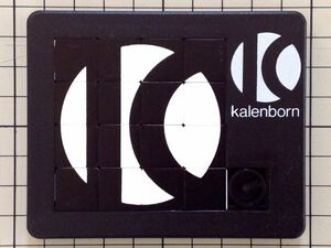 外国のパズル： Kalenborn デザイン 雑貨 広告 宣伝 ヨーロッパ ビンテージ