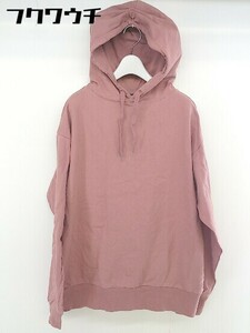 ◇ BEAMS HEART ビームスハート 長袖 プルオーバー パーカー サイズ S ピンク メンズ