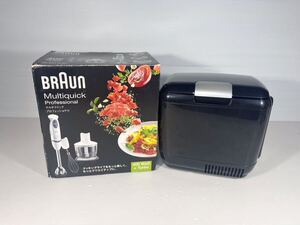 【中古品】【通電確認済み】キッチン家電おまとめ2点セット【ype240488】b BRAUN Multiquick マルチクイック ハンドブレンダー 冷温庫