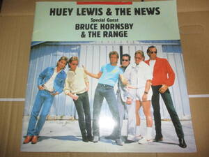 コンサート・パンフレット　ヒューイ・ルイス　Huey Lewis　ブルース・ホーンズビー Bruce Hornsby & The Range 1987年 JAPAN TOUR