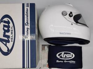 Arai アライ Arai SK-5 四輪用 SNELL-K 白 フルフェイスヘルメット Lサイズ