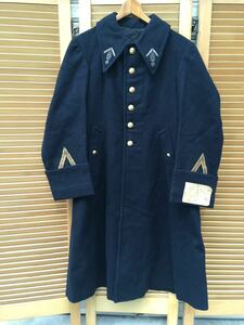 フランス古着 DEAD STOCK ファイヤーマンコートcoat 未使用品　fireman wool coat France vintage MV745